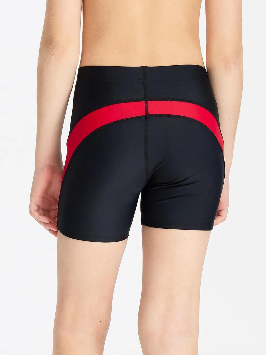 DEVOROPA Youth Boys Swim Shorts Square Leg Swimsuit Nylon Swimming Boxer Brief UPF 50 