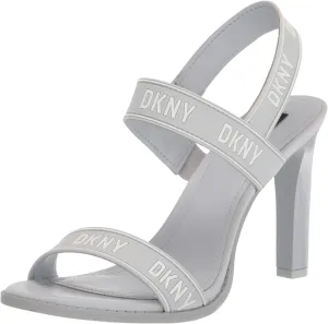 DKNY Women's Logo Slingback Open Toe Heel Heeled Sandal