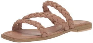 DOLCE VITA Women's IMAN Flat Sandal, Cafe Stella, 7.5