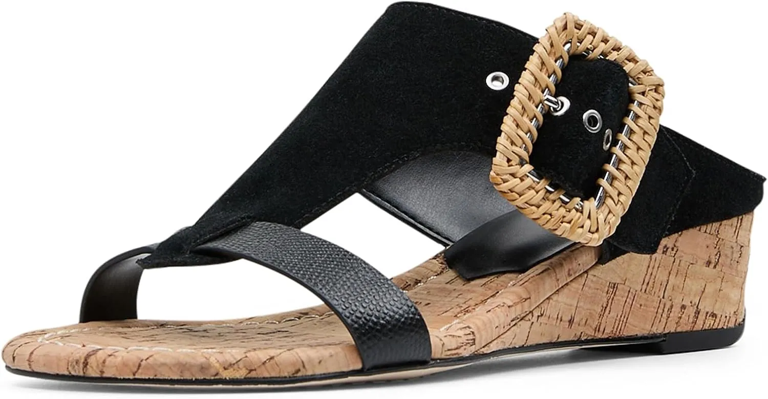 Donald Pliner Women's VINE Wedge Sandals, Open-Toe Sandals, Women's Sandals, Comfortable Sandals, Summer Wedges, Dress Sandals
