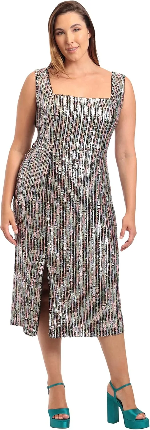 Donna Morgan Women's Sequin Midi Dress