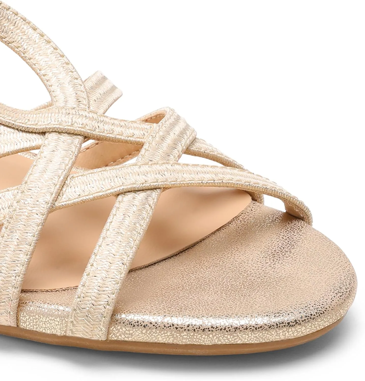 DREAM PAIRS Women's Strappy Wrapped Dressy Wedge Sandals Comfortable Low Heel Casual Summer Shoes