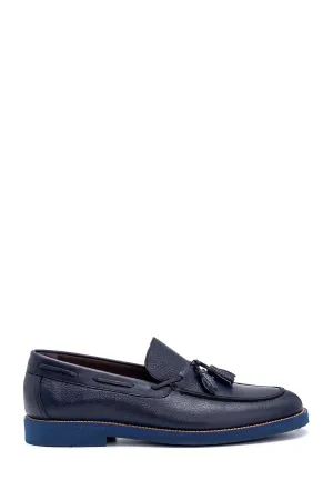 Erkek Deri Püskül Detaylı Loafer