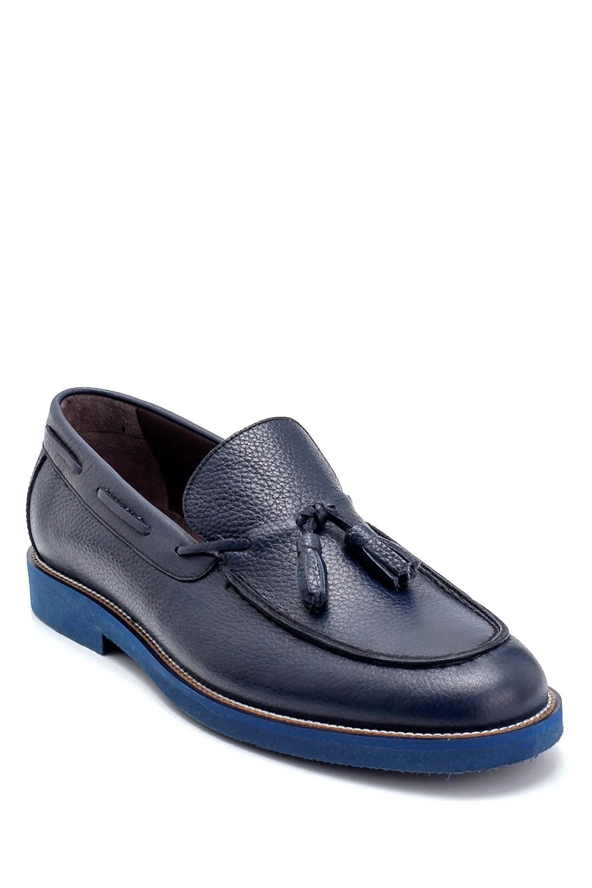 Erkek Deri Püskül Detaylı Loafer