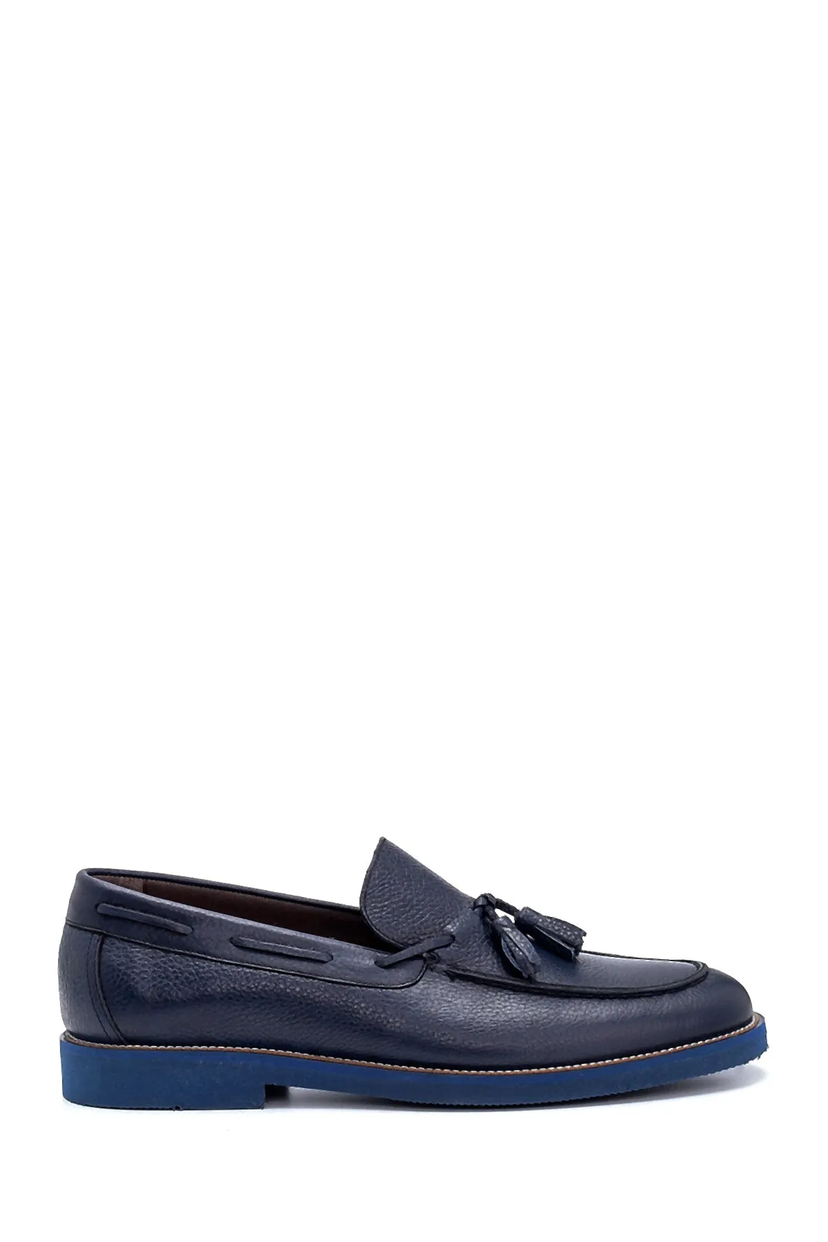 Erkek Deri Püskül Detaylı Loafer
