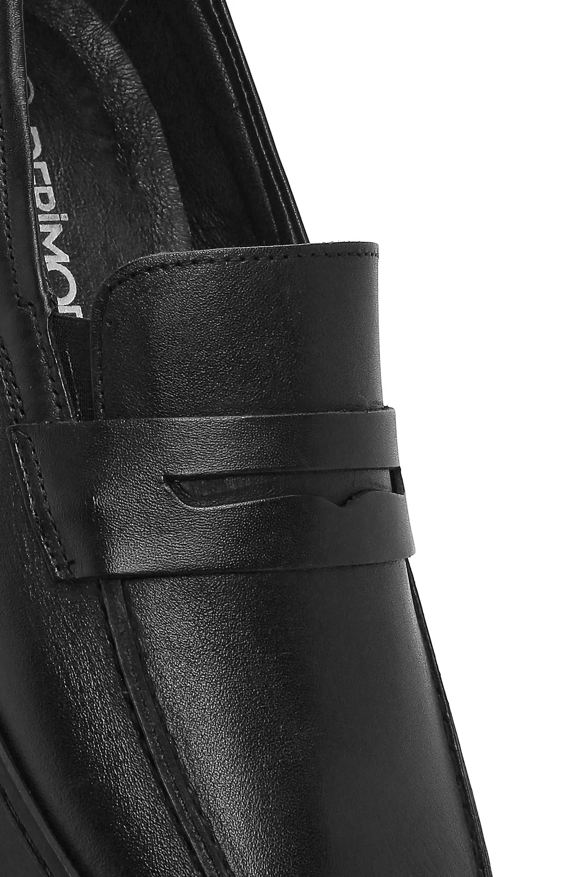 Erkek Siyah Deri Casual Loafer