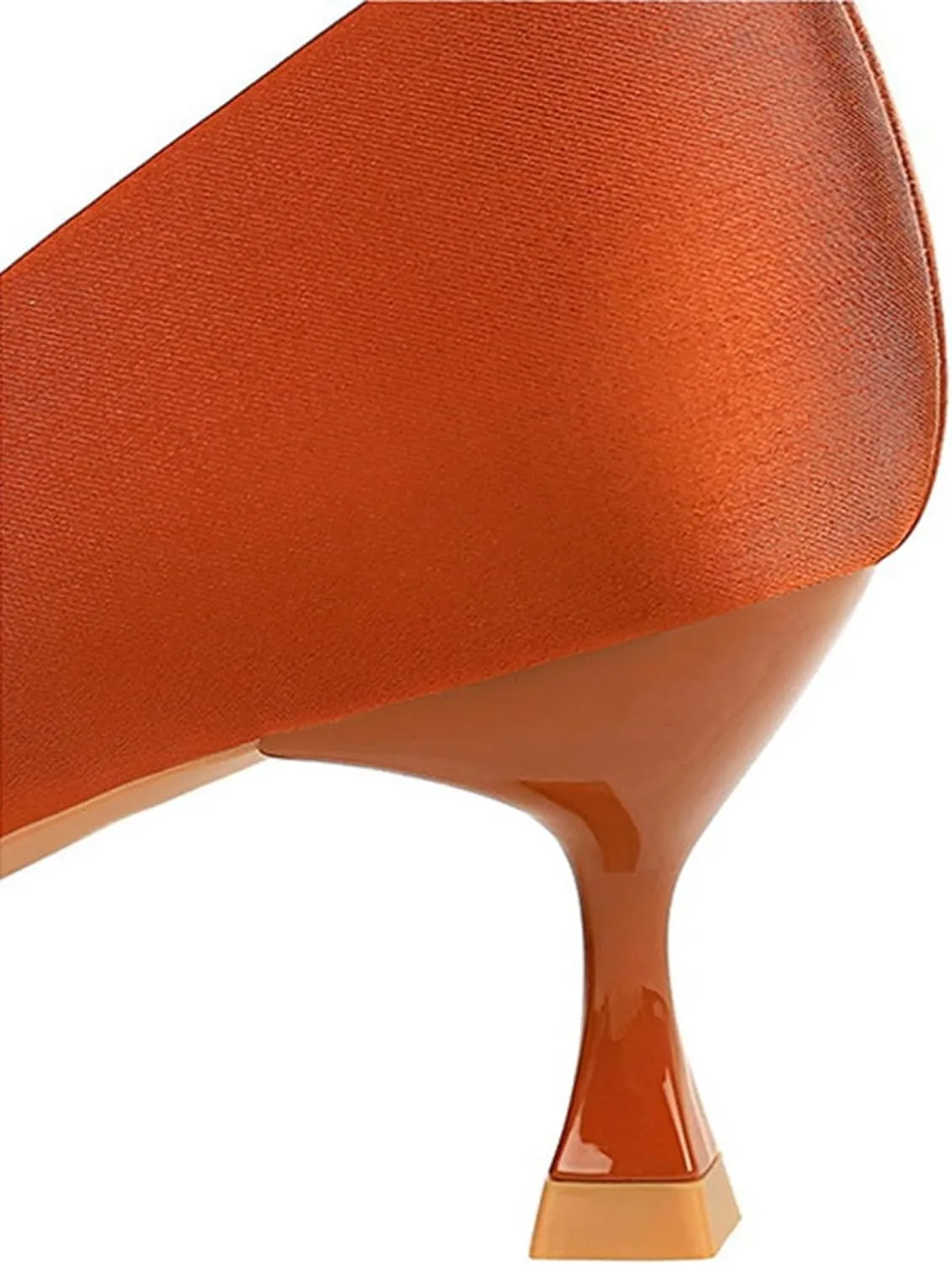European and American Style Light Bowknot Pointed Stiletto Medium Heel Satin Single Shoes Wine Glass Women's Vintage Boots