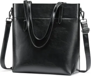 FALAN MULE Handbags Wallet for Women Genuine Leather Tote Bags Top Handle Satchels Adjustable Straps Shoulder Bag