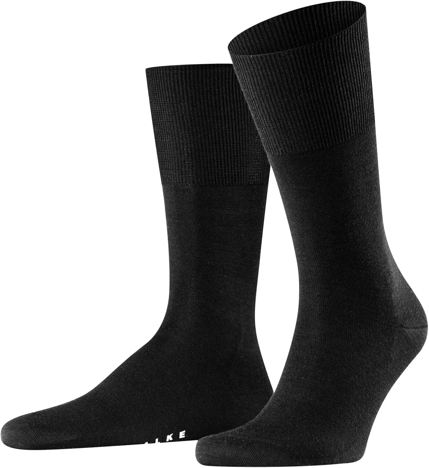FALKE Men's Airport Dress Socks, Premium Merino Wool Cotton Blend, Sustainable Luxury, Eco-Friendly Business Casual, 1 Pair