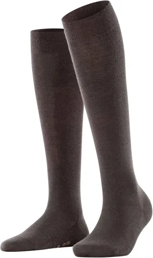 FALKE Women's Softmerino Knee-High Socks, Merino Wool Cotton, 1 Pair
