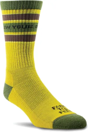 Farm to Feet Mayberry Everyday Light Cushion Merino Wool Crew Socks