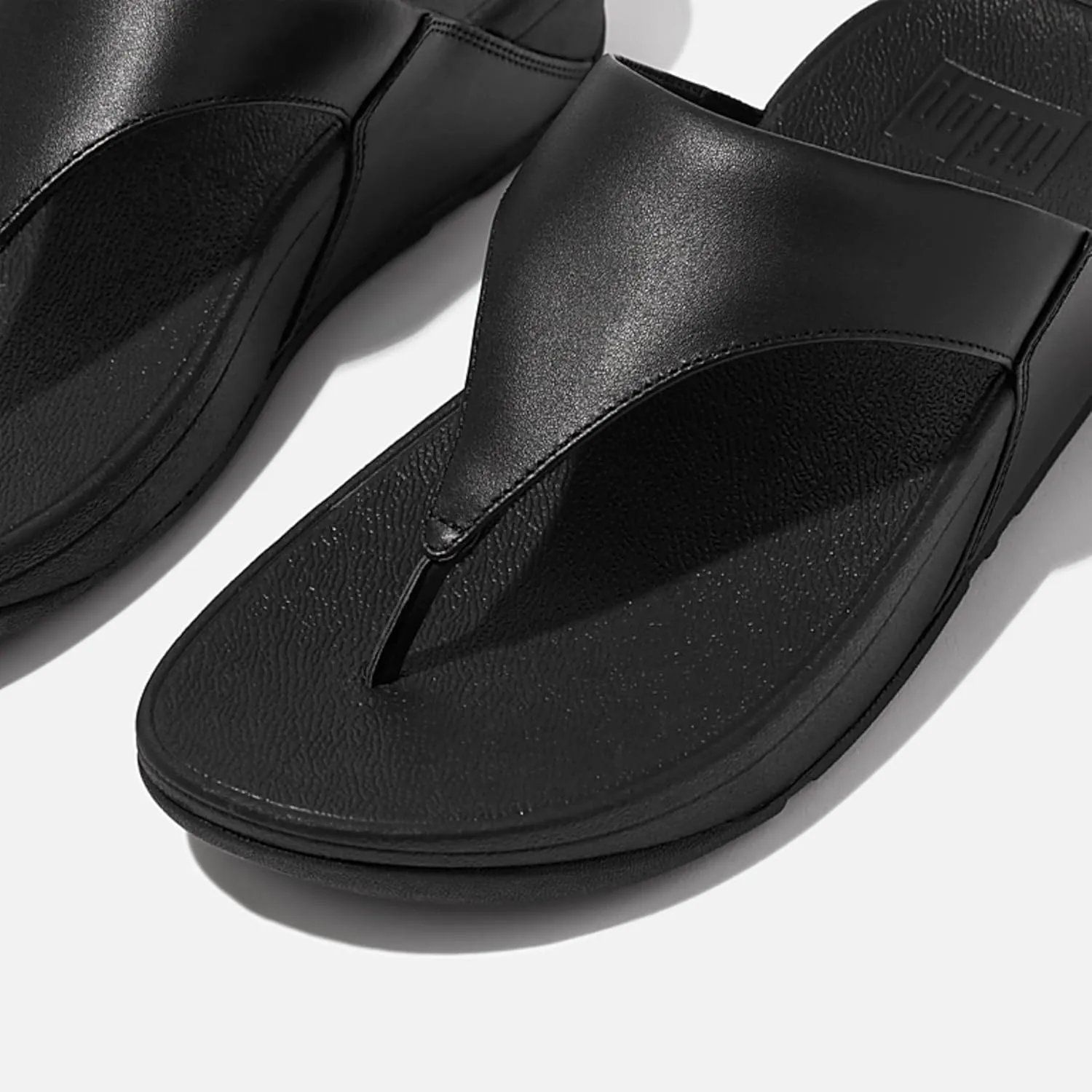 FitFlop Women's Lulu Leather Toe-Post Thong Sandals