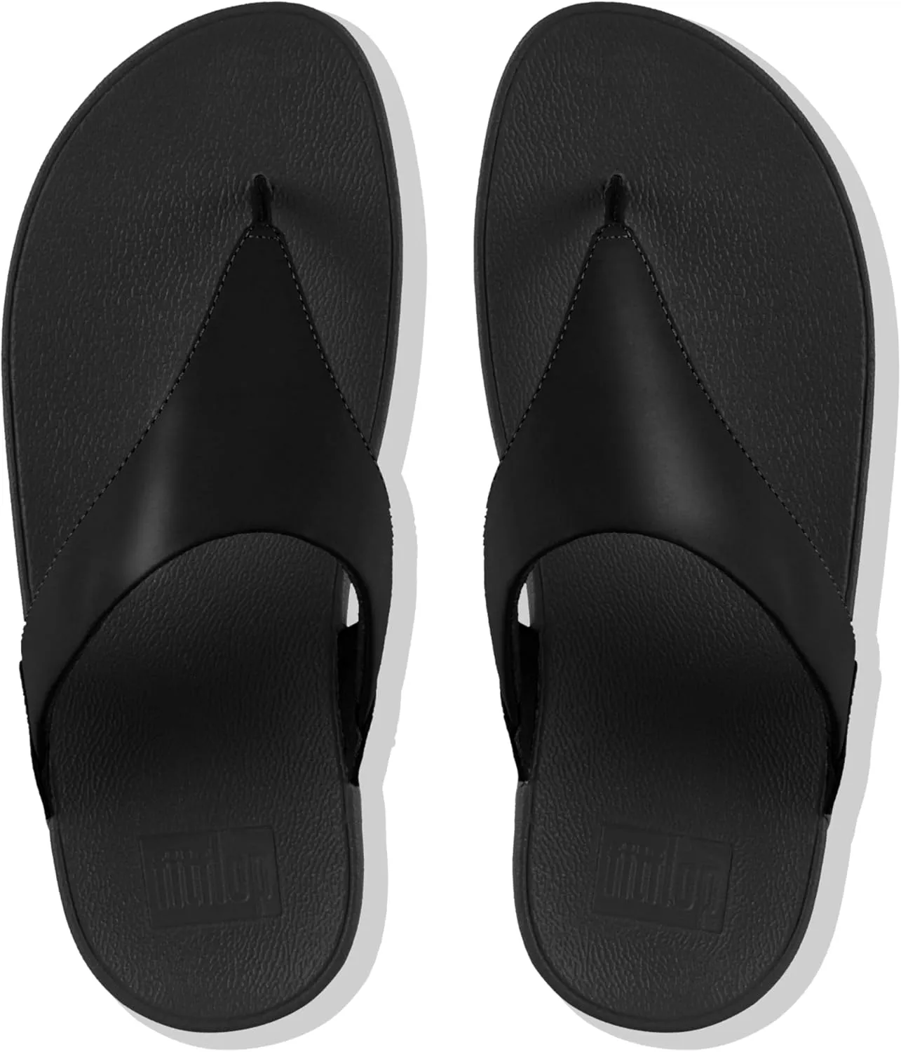 FitFlop Women's Lulu Leather Toe-Post Thong Sandals