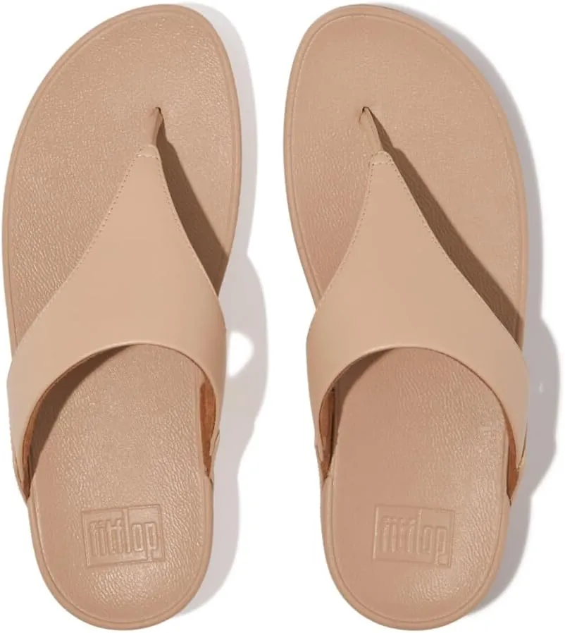 FitFlop Women's Lulu Leather Toe-Post Thong Sandals