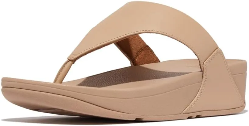 FitFlop Women's Lulu Leather Toe-Post Thong Sandals