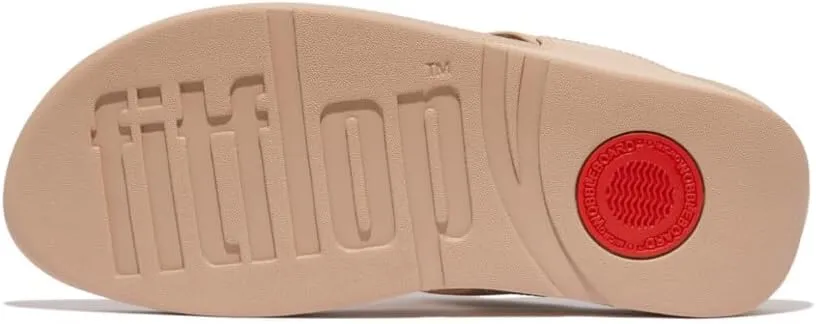 FitFlop Women's Lulu Leather Toe-Post Thong Sandals