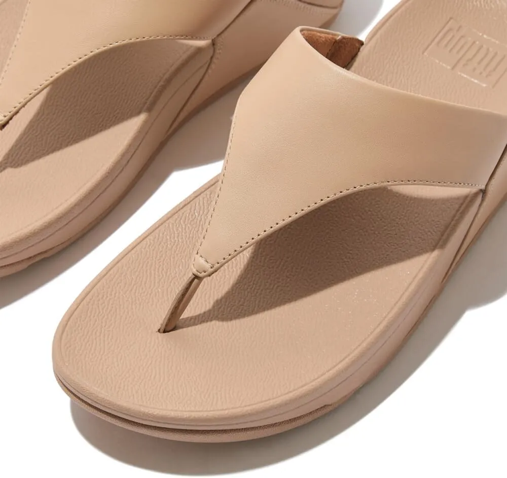 FitFlop Women's Lulu Leather Toe-Post Thong Sandals