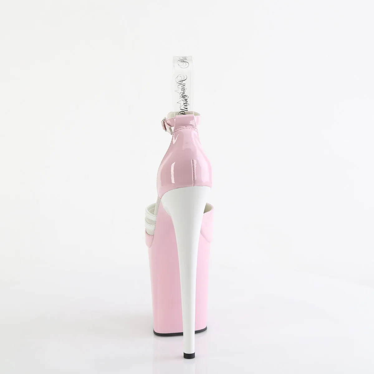 FLAMINGO-884 - Baby Pink-White Heels