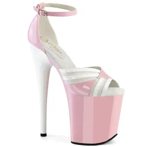 FLAMINGO-884 - Baby Pink-White Heels