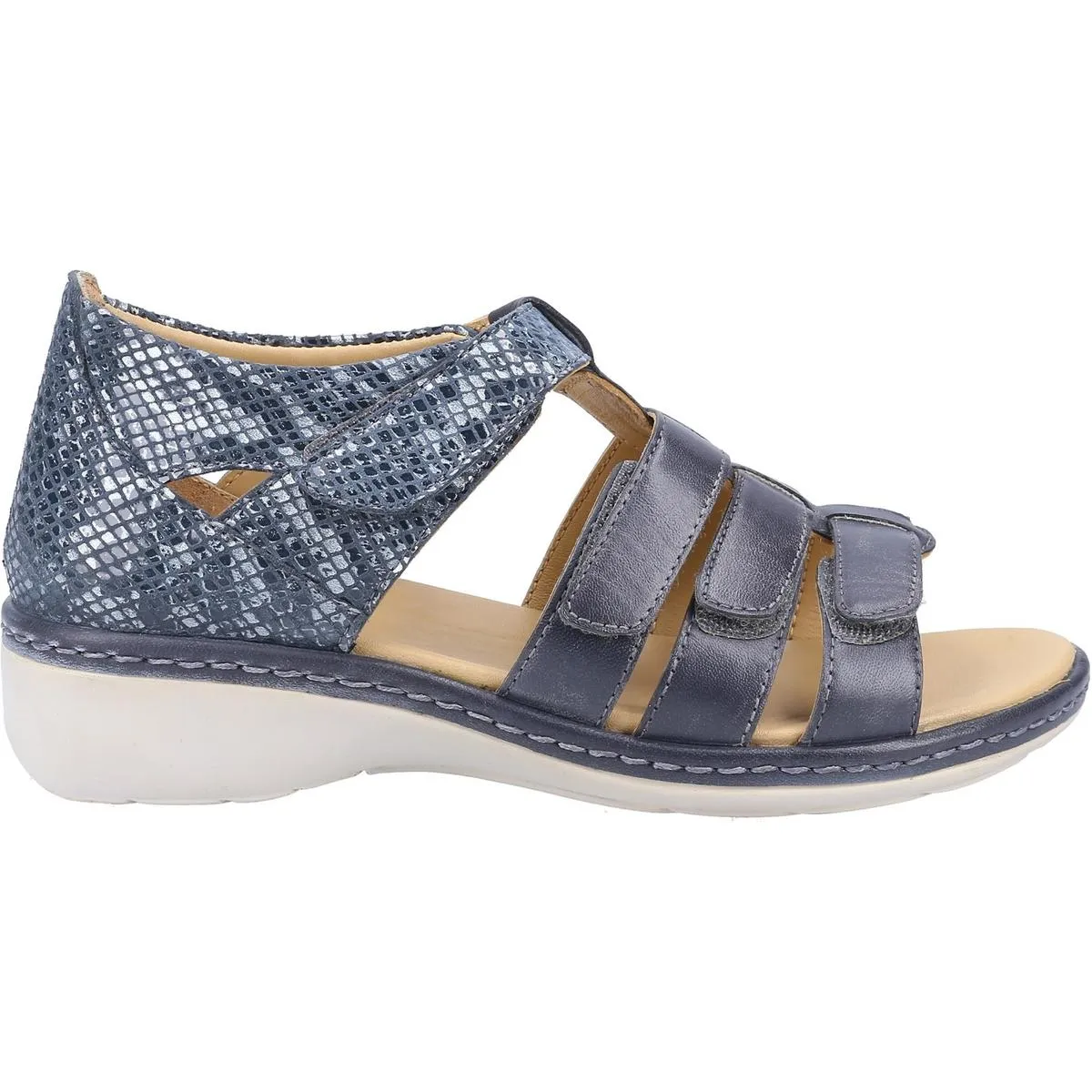 Fleet & Foster Julie Sandal Navy