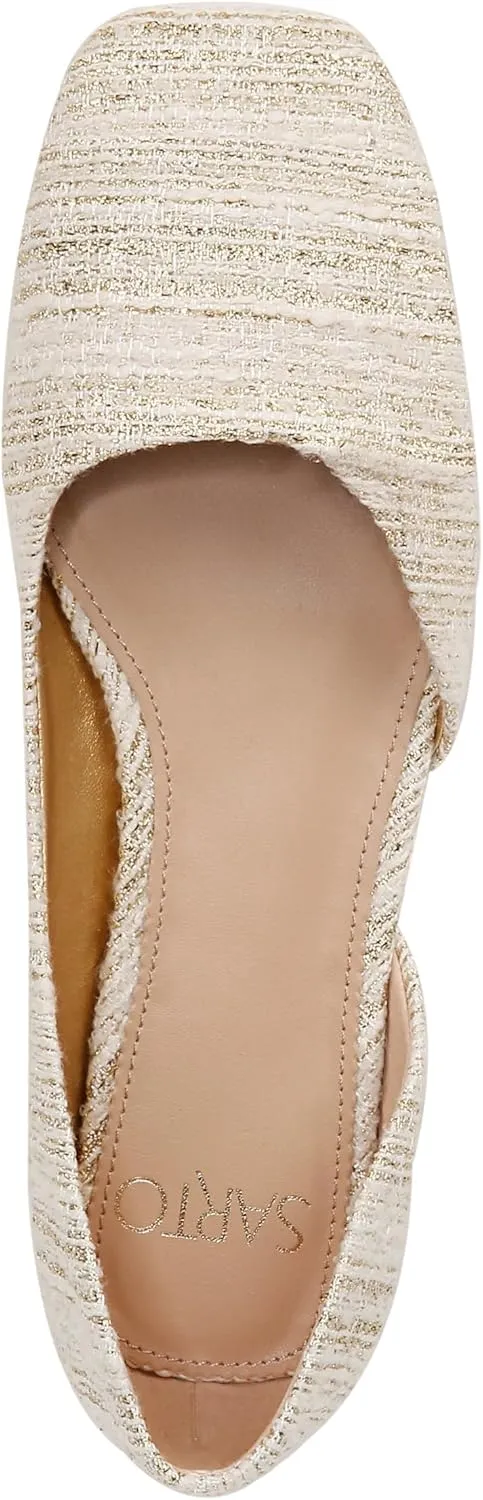 Franco Sarto Women's Tracy Square Toe Flat Ballet