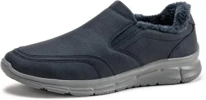 Frank Mully Men's Slip On Walking Shoes Lightweight Casual Knit Loafer Sneakers Comfortable Mesh Work Shoes Athletic Walking Shoes for Men Breathable