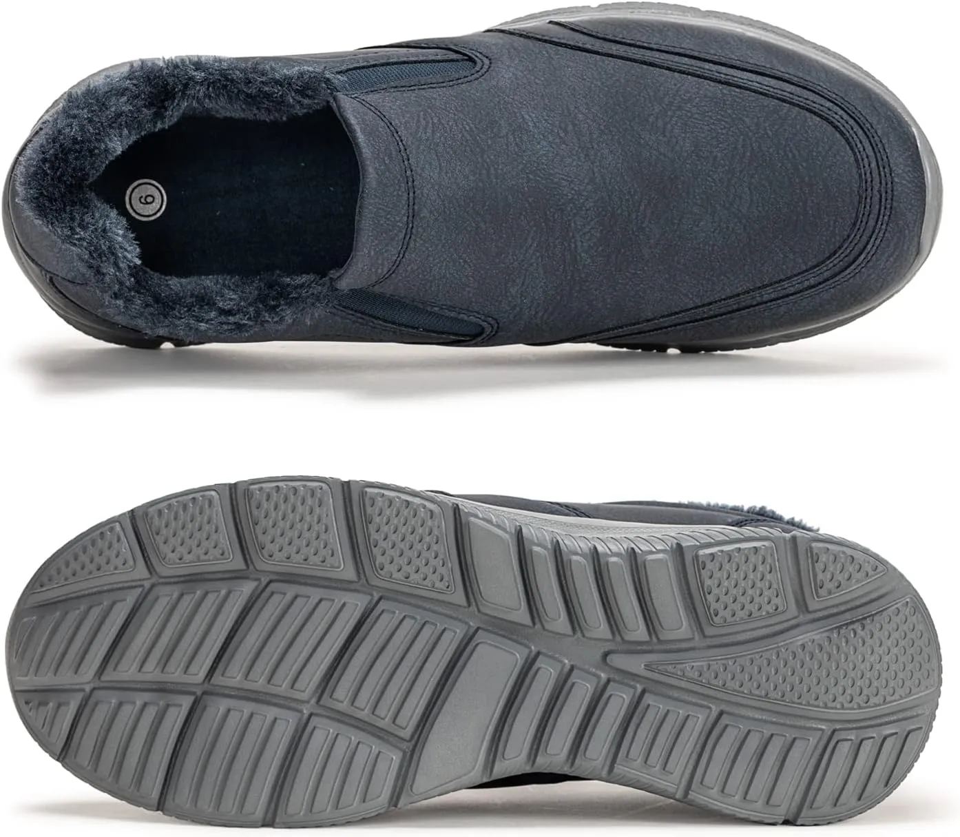 Frank Mully Men's Slip On Walking Shoes Lightweight Casual Knit Loafer Sneakers Comfortable Mesh Work Shoes Athletic Walking Shoes for Men Breathable