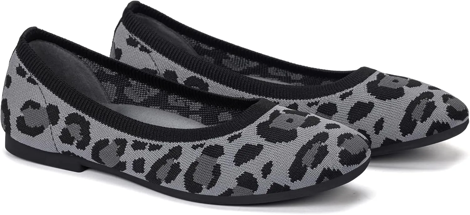 Frank Mully Women's Flats Square Toe Flats Comfortable Slip on Washable Ballet Flats Shoes for Women Dressy Work