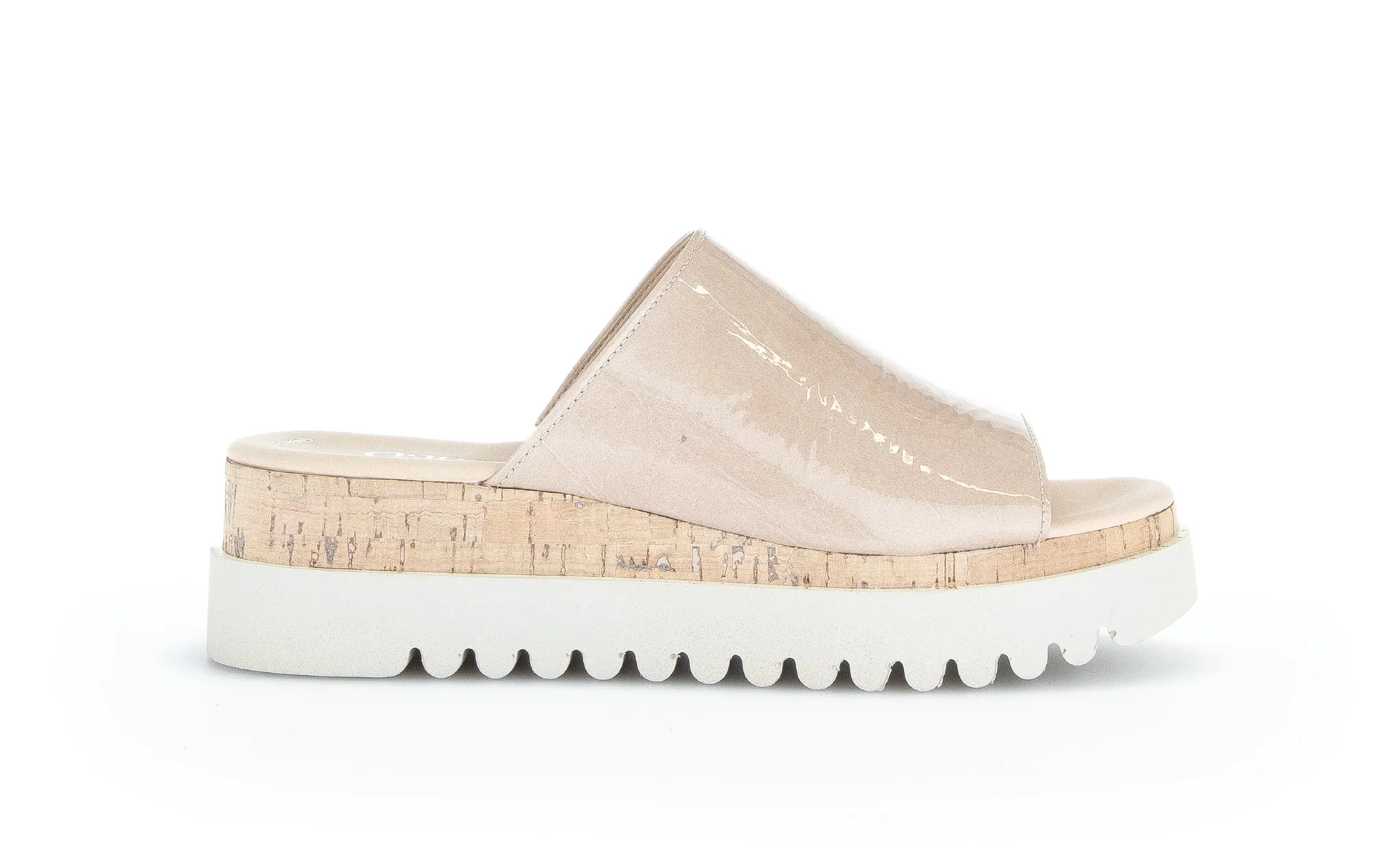 GABOR - 84.663.92 FASHION MULE - CREAM PATENT