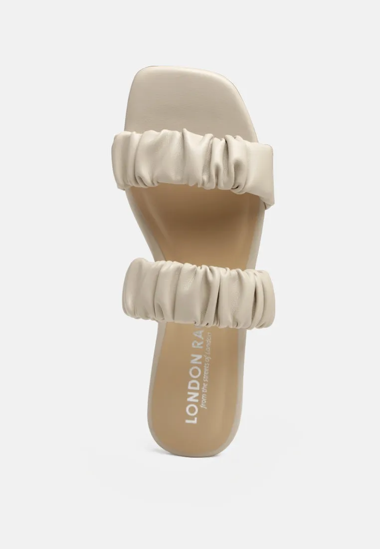 Gather Sparks Strap Slip-On Flat By Ruw