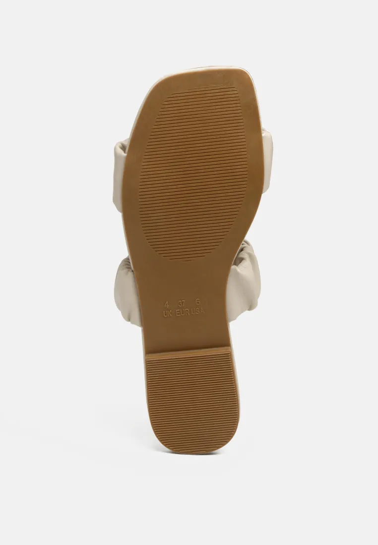 Gather Sparks Strap Slip-On Flat By Ruw