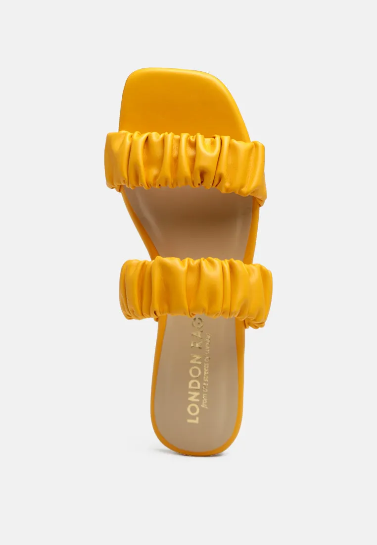 Gather Sparks Strap Slip-On Flat By Ruw