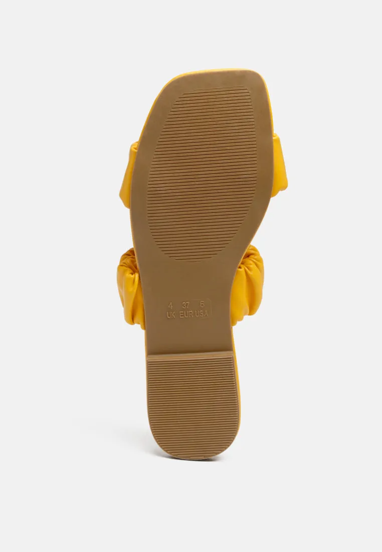 Gather Sparks Strap Slip-On Flat By Ruw
