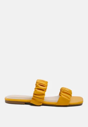Gather Sparks Strap Slip-On Flat By Ruw