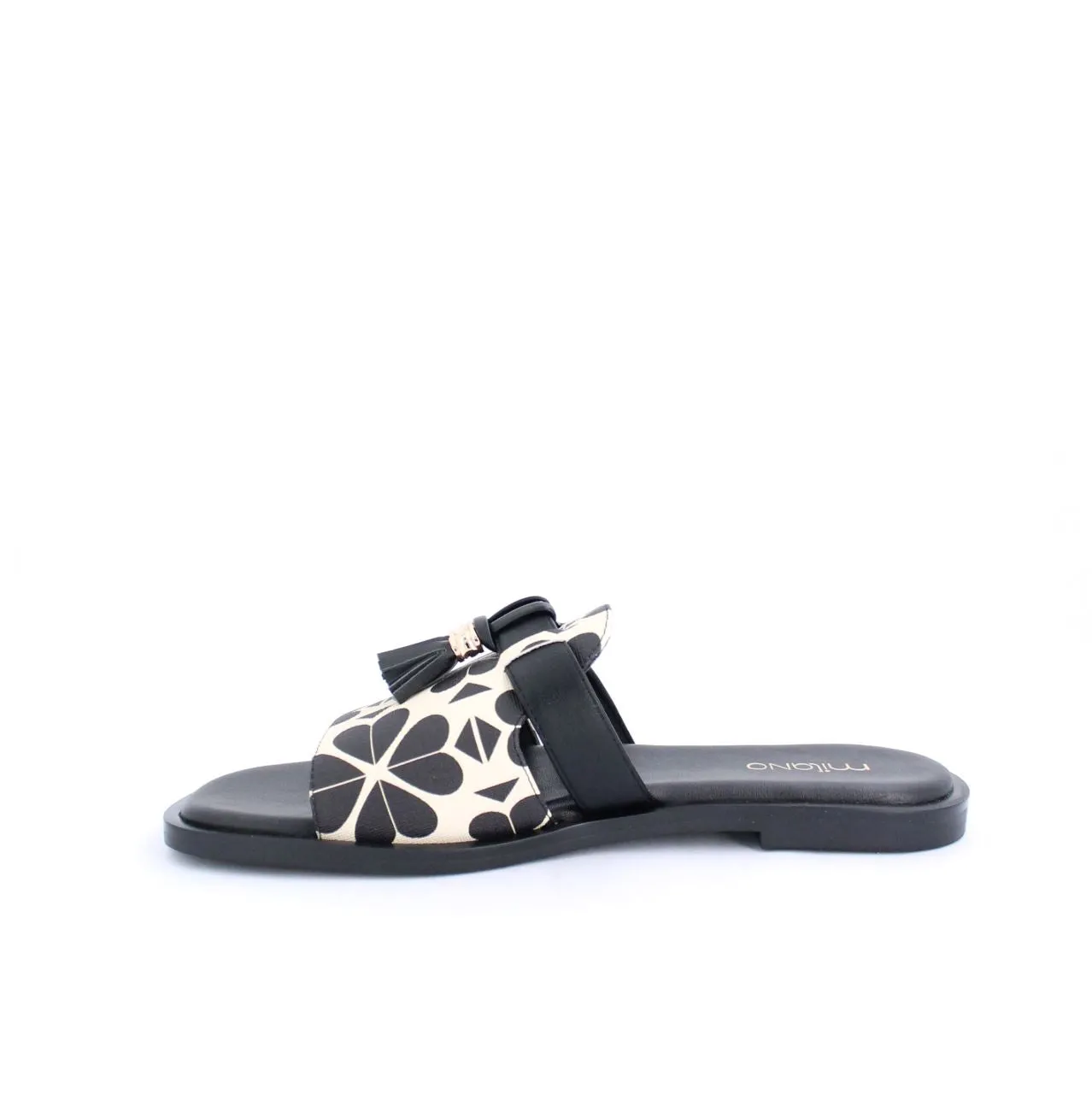 GEMA FLAT SANDAL - BLACK