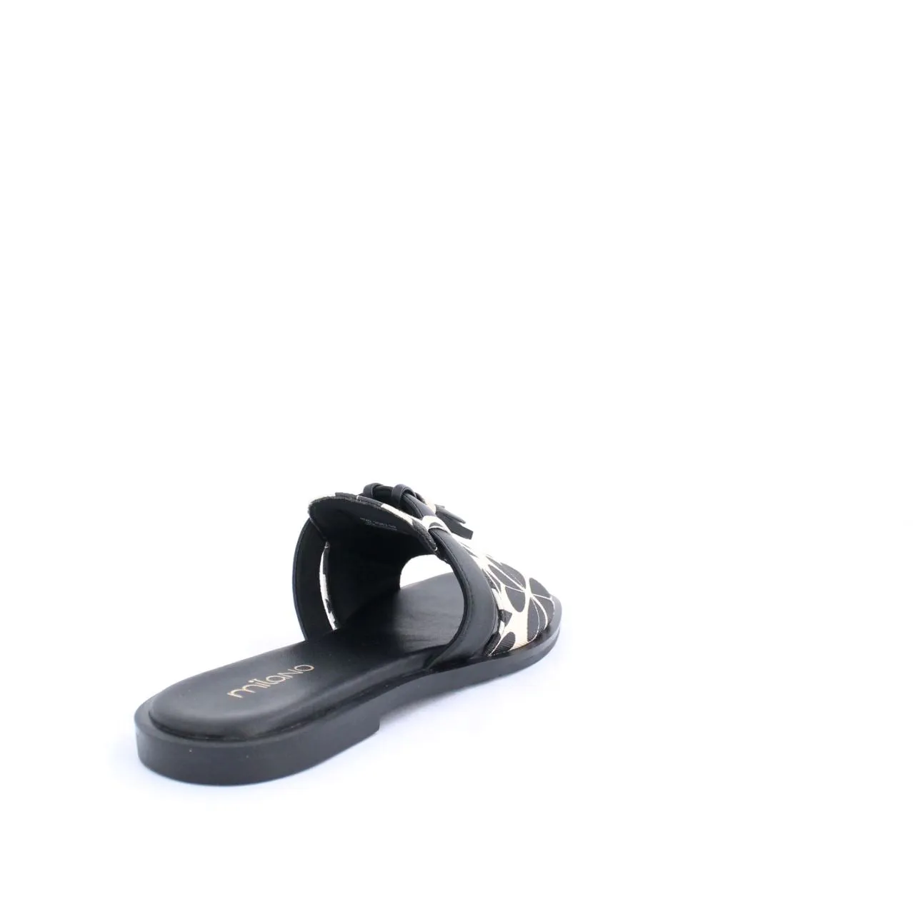 GEMA FLAT SANDAL - BLACK