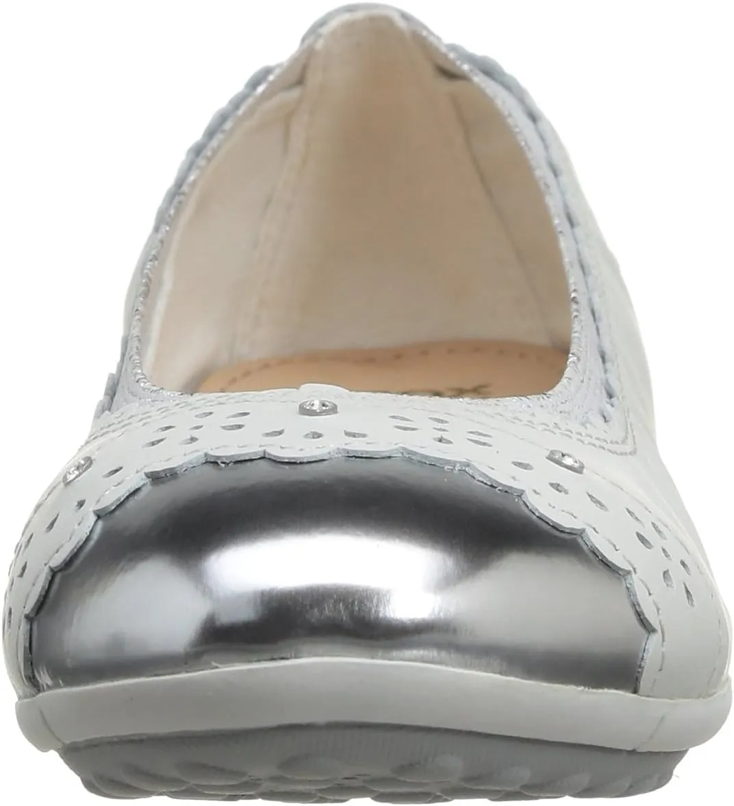 Geox Junior Piuma 39 Ballet Flat (Toddler/Little Kid/Big Kid)