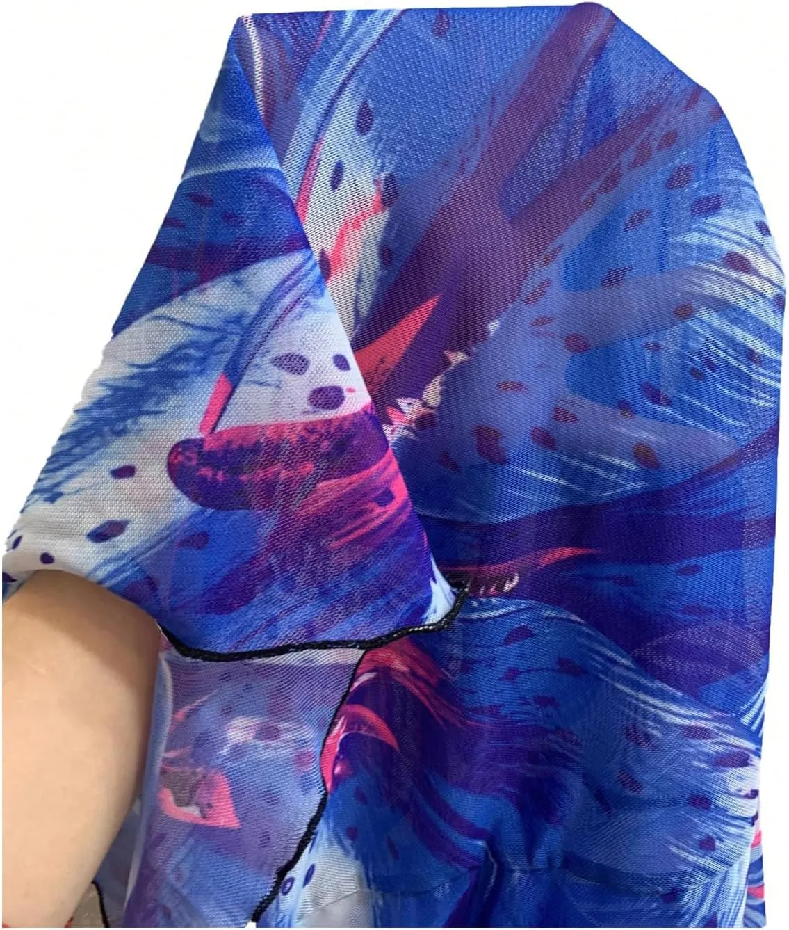 GORGLITTER Women's 3 Piece Swimsuits Floral Print Halter Triangle Tie Side Bikini Set with Cover Up Skirt