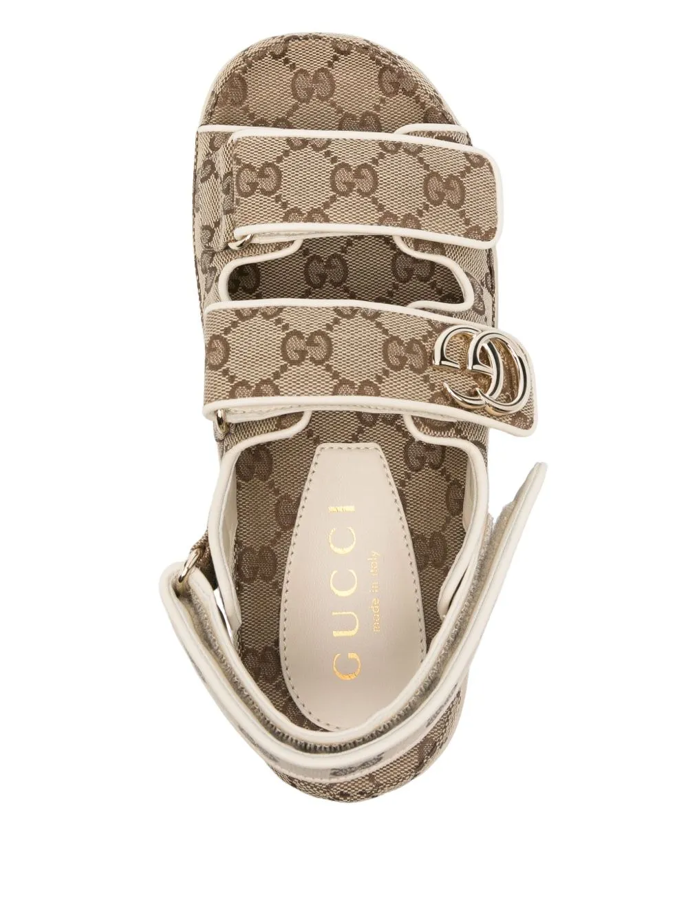 Gucci GG Supreme Slingback Sandals