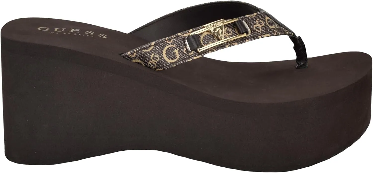 GUESS Women's Ridges Wedge Sandal