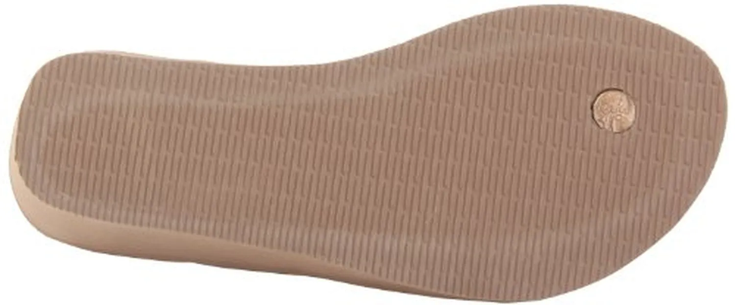 Havaianas Women's High Fashion Sandal Flip Flop,Rose Gold,35 BR