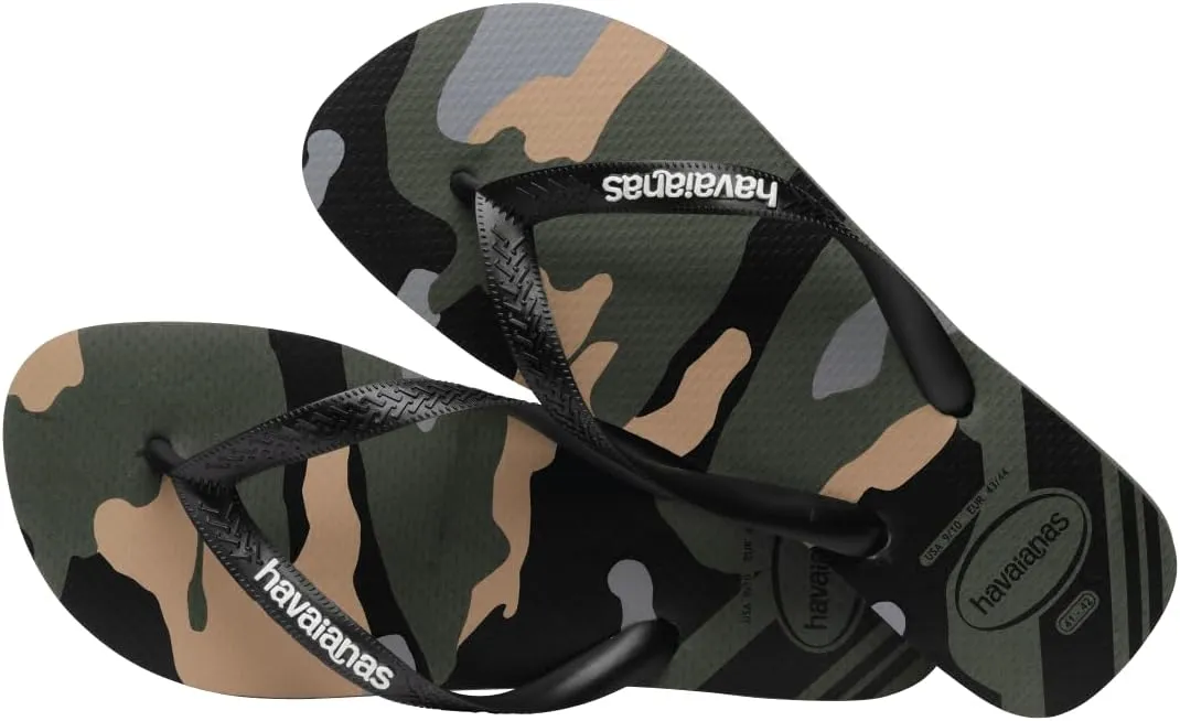 havaianas Women's Top Camu Sandal Green Olive Flip-Flop