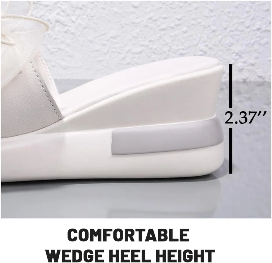 HESBITEUL Womens Platform Sandals Comfortable Walking Orthopedic Slippers Ladies Arch Support Sandals