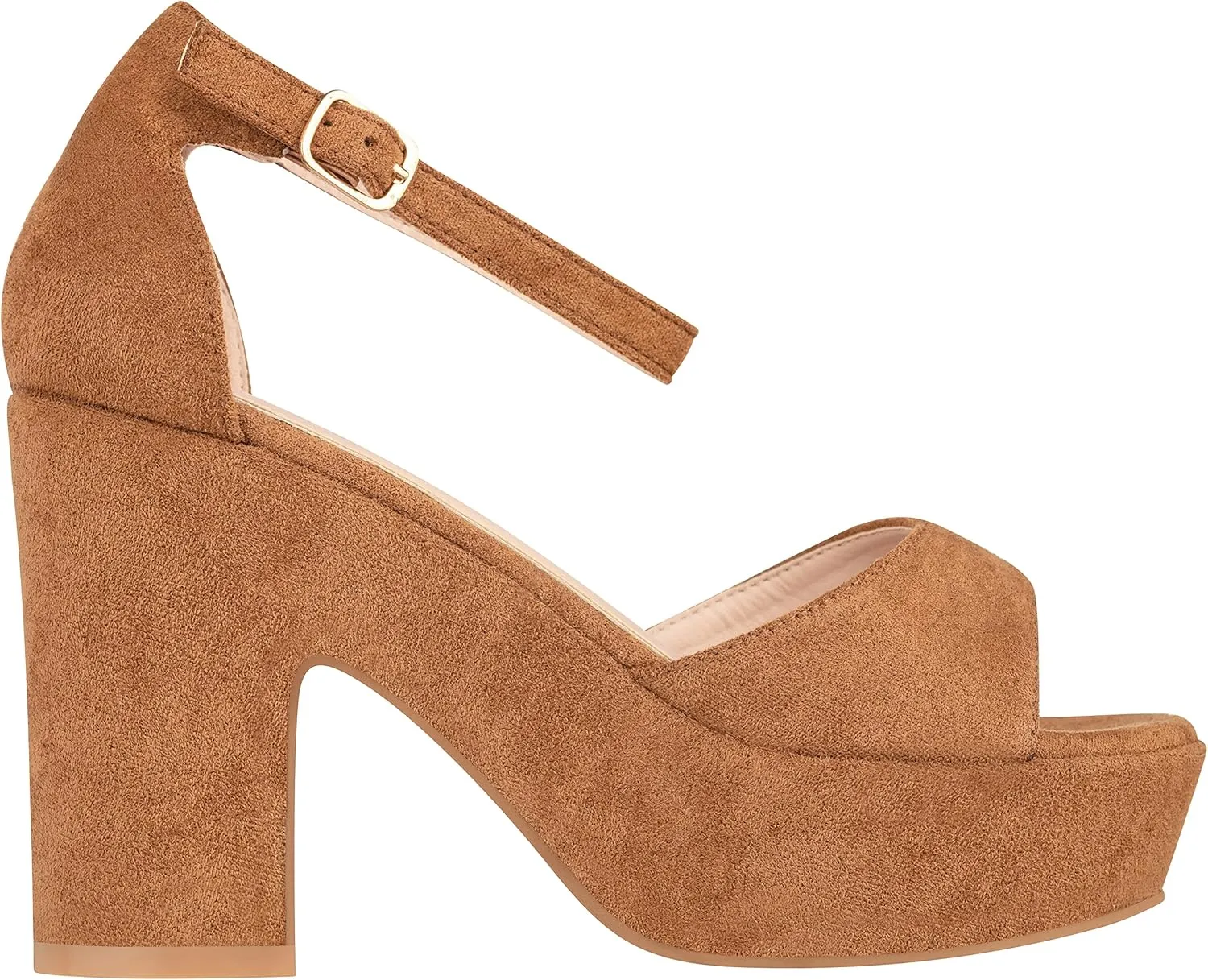 ILLUDE Women's Platform Heels Sandals Ankle Strap Block Chunky Heel Open Toe Platform Wedge Sandals – Cleo