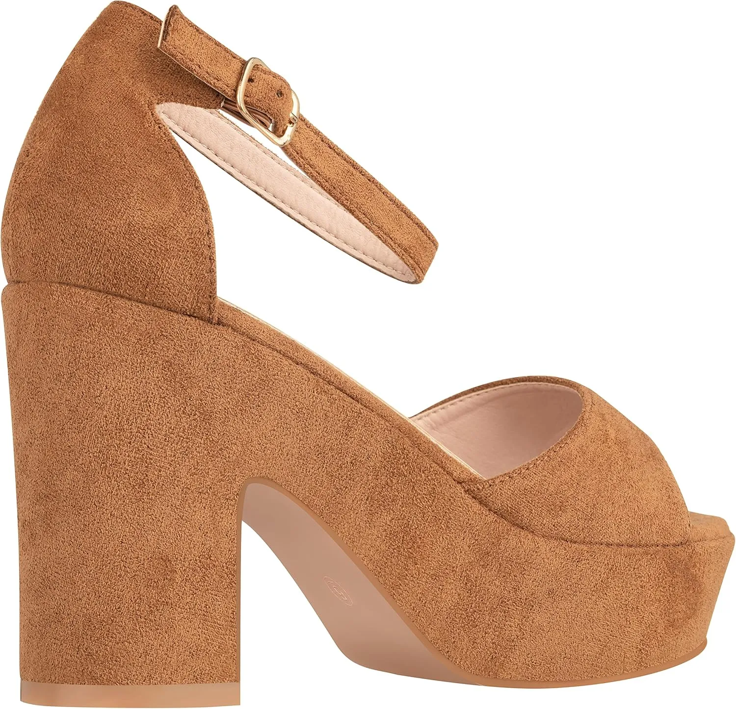 ILLUDE Women's Platform Heels Sandals Ankle Strap Block Chunky Heel Open Toe Platform Wedge Sandals – Cleo