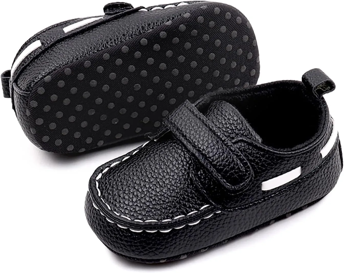 Infant Boys and Girls Oxford Shoes PU Leather Loafers Dress Shoes are Suitable for Crawling, Wedding Dress, Birthday Parties and Any Occasion