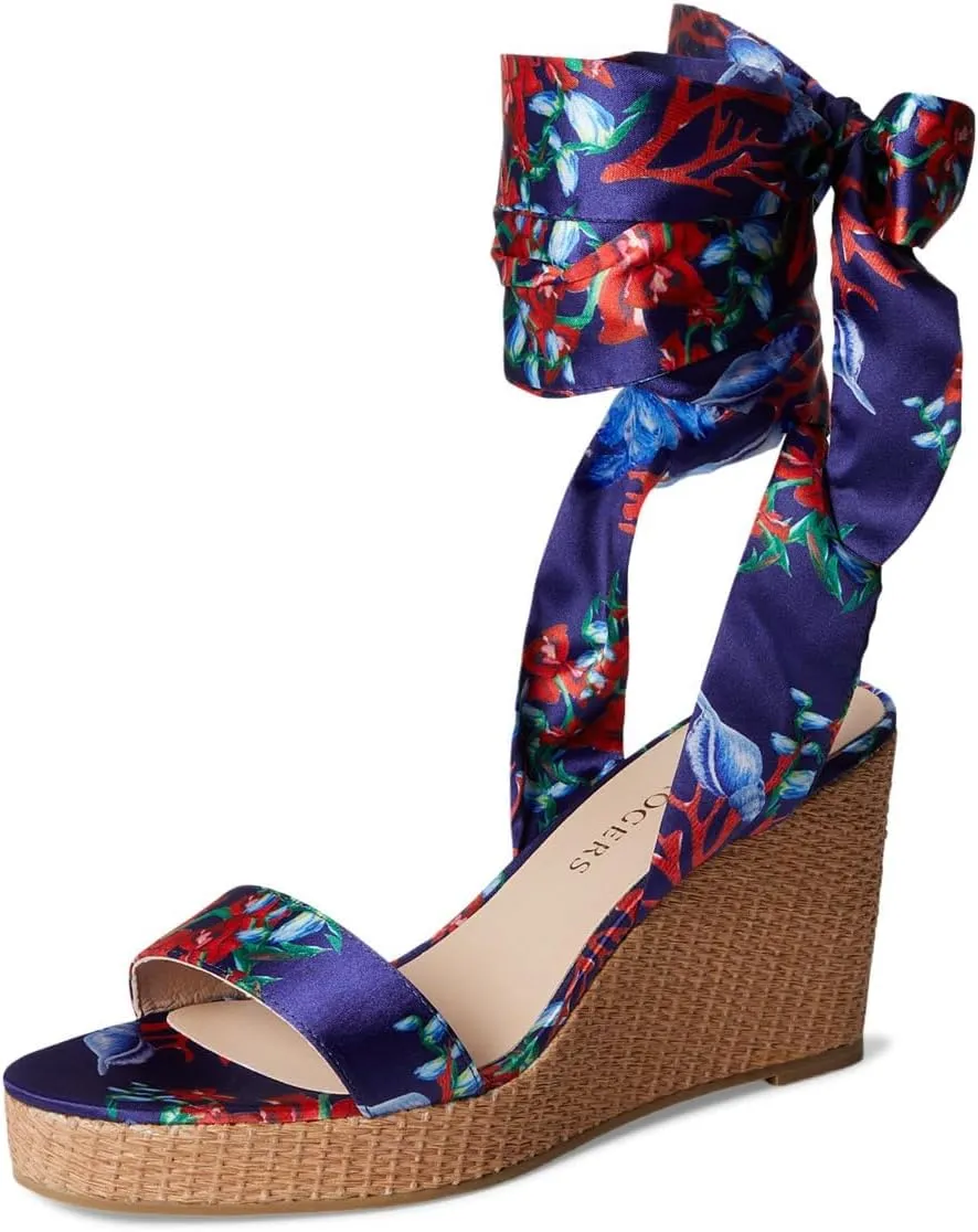 Jack Rogers Women's Deirdre Scarf Wedge Sandal