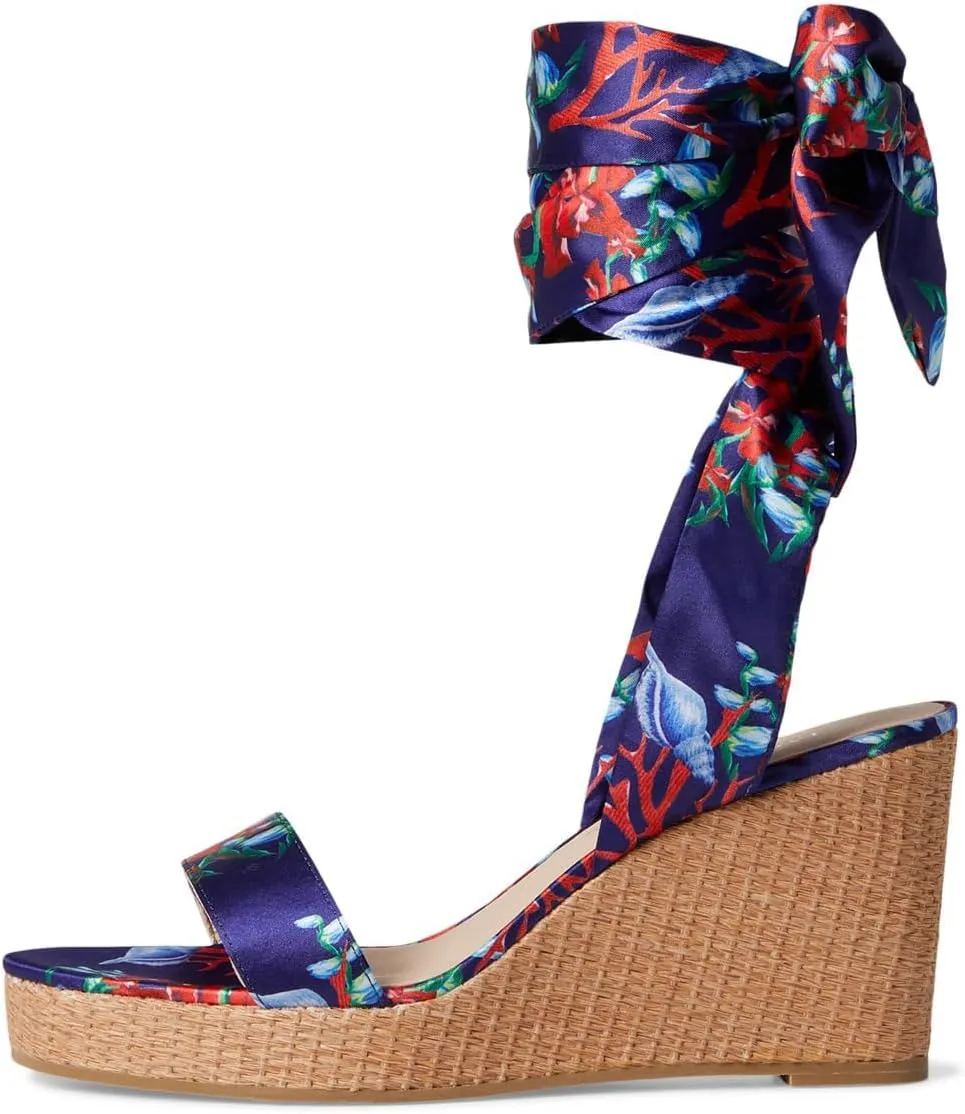 Jack Rogers Women's Deirdre Scarf Wedge Sandal