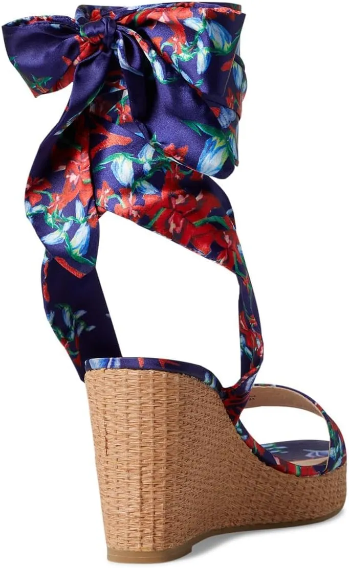 Jack Rogers Women's Deirdre Scarf Wedge Sandal