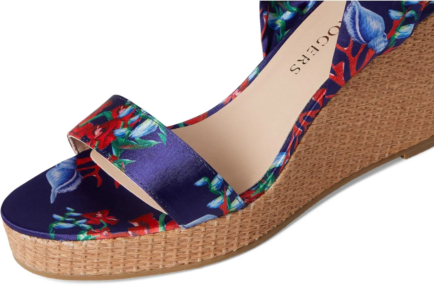 Jack Rogers Women's Deirdre Scarf Wedge Sandal
